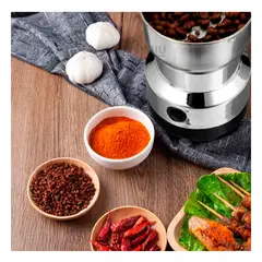 RYBIU IMPORT - Moledor Moderno para Triturar en Plateado Y+Regalo Stickers