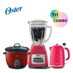 OSTER - TRI-COMBO ARROCERA + HERVIDOR + LICUADORA