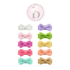 GENERICO - MINIGANCHOS PARA BEBES PACK X 10 UN - MULTICOLOR