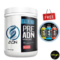 ADN - Pre Entreno PreAdn 600gr FRUIT PUNCH + 3 quemadores gratis
