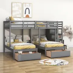 MOBILIARI - Camarote Iryna 1.5 Plazas - Gris