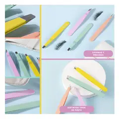 GENERICO - Kit con Puntas para Depilar Multicolor Y+Gift MiniAgenda