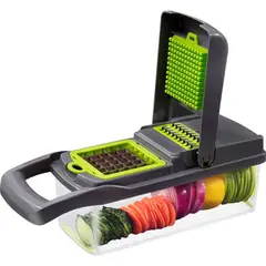 QUE PATAS PET SHOP - Cortador Picador De Alimentos Rallador Multifuncional Manual