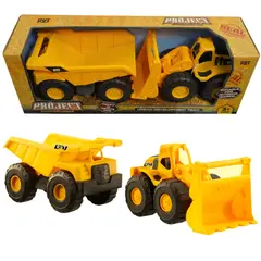 GENERICO - Juguete de construccion cargador frontal camión volquete