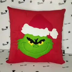 GENERICO - Cojín Navidad navideño Grinch rojo