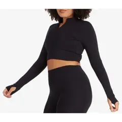 GENERICO - Casaca deportiva Running mujer Negro