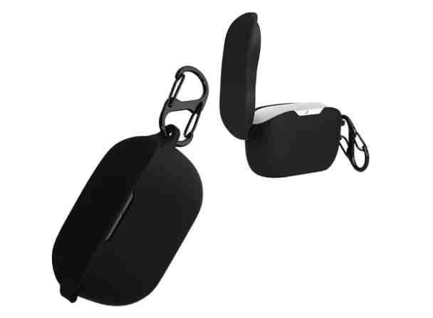 Funda case de silicona para audifonos JBL WAVE BUDS 2 / 1 color negro