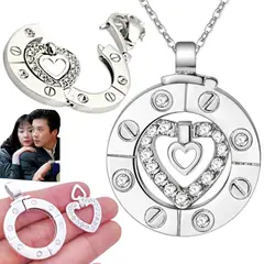 NO LOGO - Collar Para Pareja Escalera Al Cielo Dorama