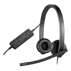 LOGITECH - Audífono H570e Stereo USB Cancelación de Ruido- call center