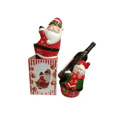 GENERICO - Portavino Multicolor con diseño Navideño