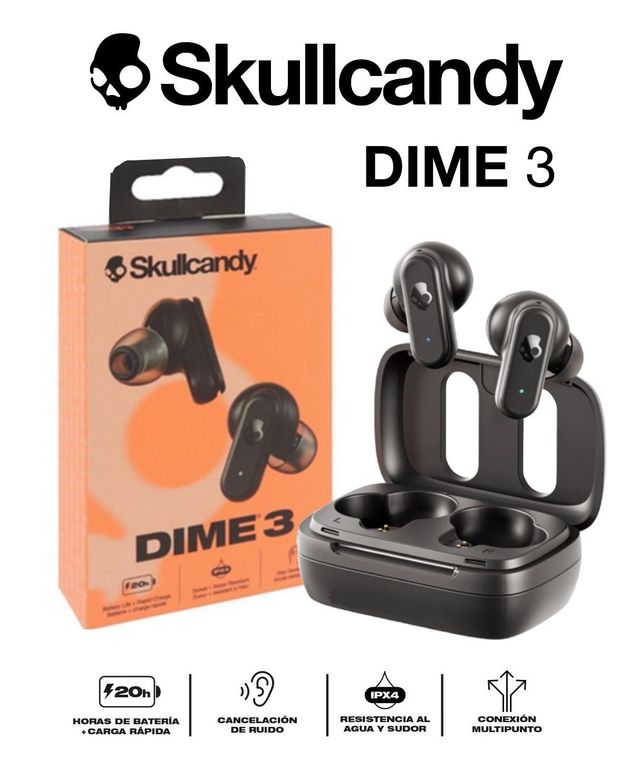 Dime 3 Audífonos Bluetooth 5.3 TWS Black - No jib true