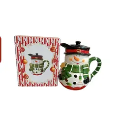 GENERICO - Jarra Navideña de Muñeco de Nieve 3LT