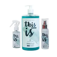 THIS IS MOUSSE - PackDailyRitual THISIS Shampoo Gel 1000ml + Hidration 120ml + Oil 60ml