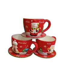 GENERICO - Taza Navideña con plato