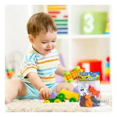 GENERICO - Animales para Niños de 5 Unidades Multicolor Y+Gift Stickers