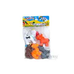 GENERICO - Set de Juguetes de Animales Chillones 5 Unidades Multicolor