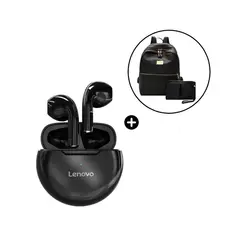 LENOVO - Audífono HT38 BT Lenovo+Mochila de Mujer 2 en 1 Oxford Brillante Negro