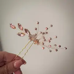 ANADE HANDMADE - PIN TOCADO TIARA PEINETA ACCESORIO JOYA PARA NOVIAS CABELLO