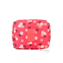 RYBIU IMPORT - Organizador de Cosmeticos en Coral Y+Stickers