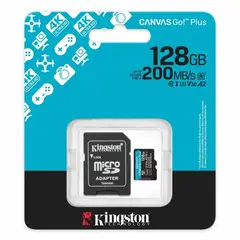 KINGSTON - MEMORIA MICRO SD DE 128GB GO PLUS 200MBS