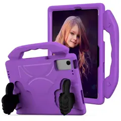FUNDAANTIGOLPES - Funda de Goma con Diseño Like para Tablet Lenovo M11 Morado
