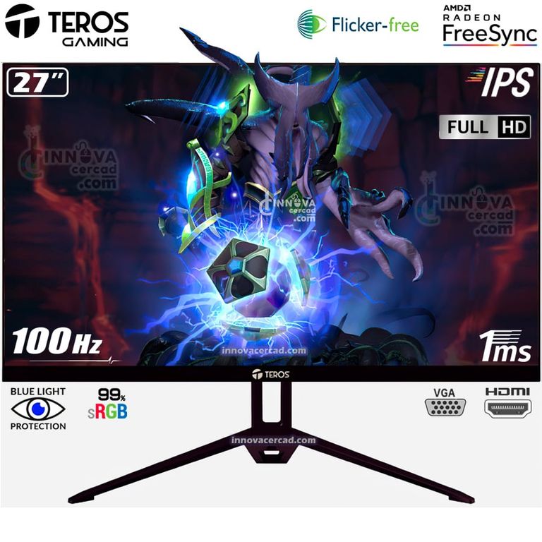 Monitor TE-2712S 27 IPS 100HZ, 1MS, FHD 1920x1080 AMD FreeSync.