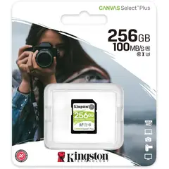 KINGSTON - MEMORIA SD DE 256GB 100MBs SDXC