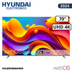 HYUNDAI - TELEVISOR 70 SMART TV WEBOS HUB 4K UHD LED 2024 - HYLED7002W4KM