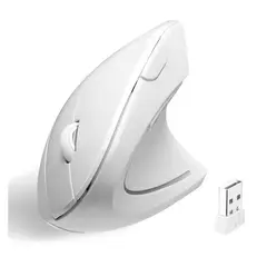 GENERICO - Mouse Vertical Ergonómico Inalámbrico Blanco