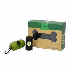 GENERICO - DISPENSADOR + 16 ROLLOS DE BOLSAS BIODEGRADABLES