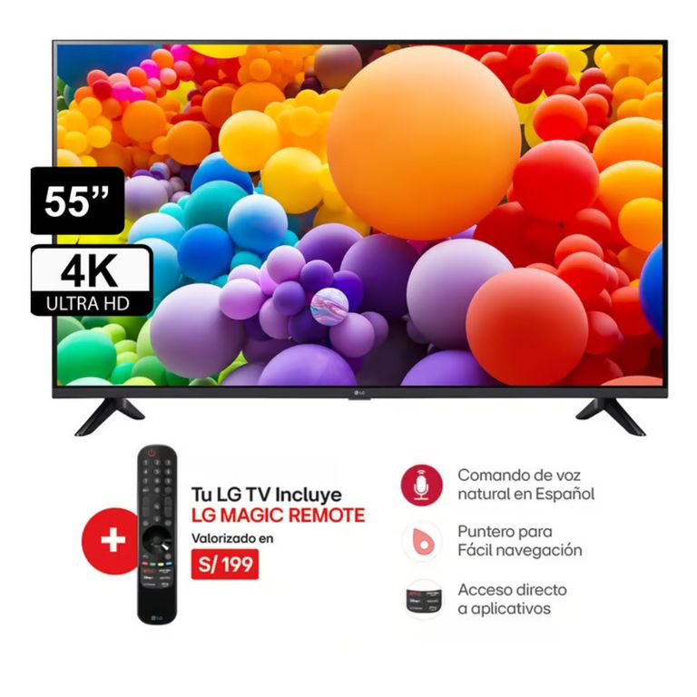 TELEVISOR 55 4K SMART TV UHD 55UT7300 + CONTROL MAGIC