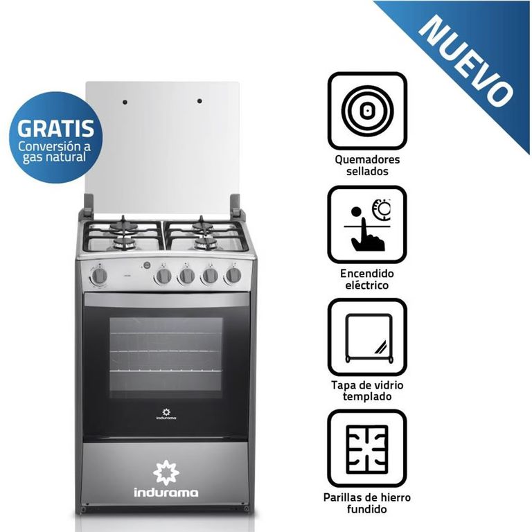 Cocina Coruña 4 Hornillas con Horno a Gas