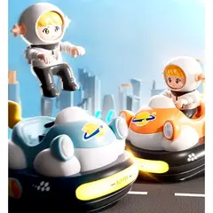 GENERICO - Carros Chocones Eyectores - Control Remoto - Set 02 Carros