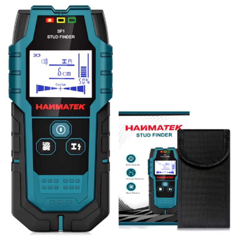 Escaner de Pared Detector de Metales y Cables Eléctricos Hanmatek