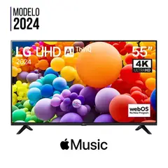 LG - Televisor 55 Pulg. LED Smart TV 4K UHD ThinQ AI 55UT7300PSA