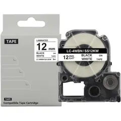 GENERICO - CINTA COMPATIBLE LK-4WBN PARA EPSON LW300-400 NEGRO SOBRE BLANCO