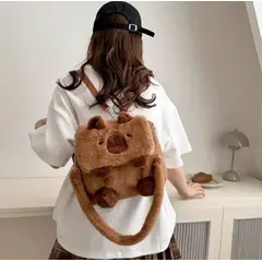 GENERICO - Morral mochila 2en 1 capibara tendencia