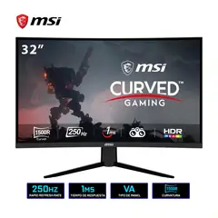 MSI - MONITOR CURVO 32 GAMER G32C4X FHD 250HZ 1MS