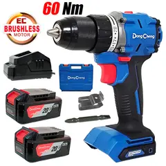 DONGCHENG - TALADRO PERCUTOR INALAMBRICO 1 / 2" DCJZ2060IEM 20V 60NM BRUSHLESS
