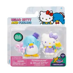 HELLO KITTY - Pack x 2 figuras y Tuxedosam