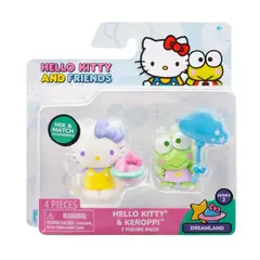 HELLO KITTY - Pack x 2 figuras y Keroppi