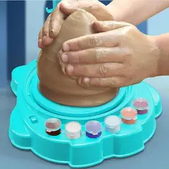 GENERICO - Manualidades Rueda De Cerámica Pottery Creation Celeste