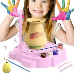 GENERICO - Manualidades Rueda De Cerámica Pottery Creation Rosado