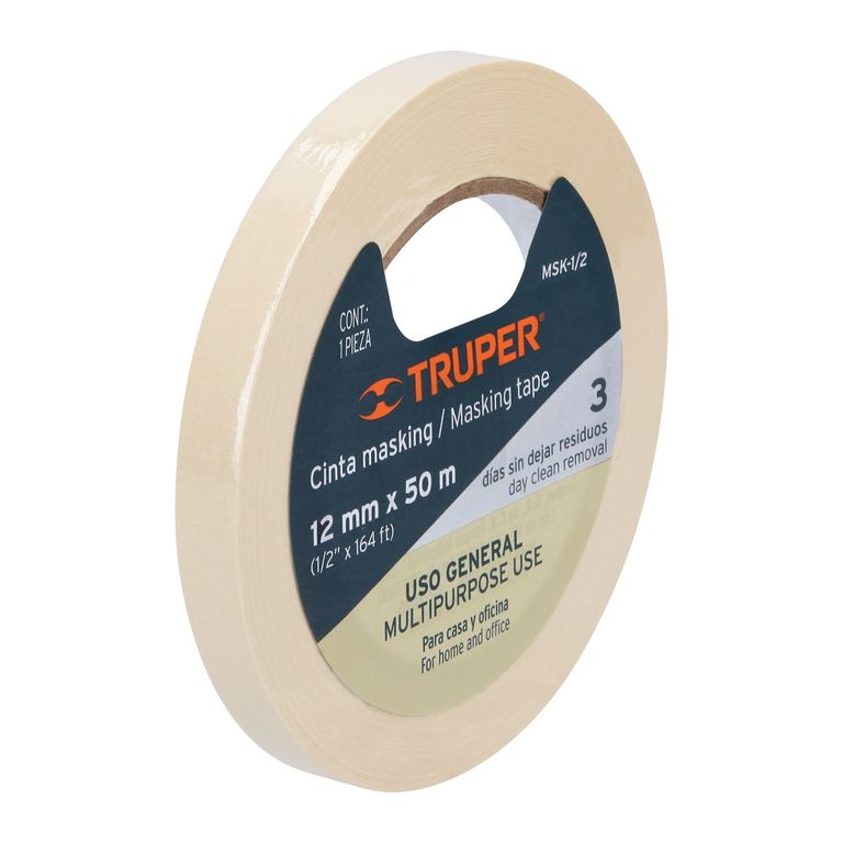 Cinta 1/2" x 50m Masking Tape 12589
