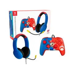 NINTENDO - Mando Switch Incluye Audifono con Micro Mario
