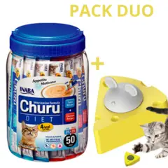 CHURU - DUO VET DIET - ATUN POLLO 50 U (PACK CATNIP 3)