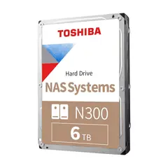TOSHIBA - DISCO DURO NAS N300 6TB 7200 RPM 35 PN HDWG760XZSTA