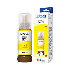 EPSON - Botella Tinta AMARILLA 574 T574 Ecotank L8050