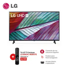 LG - TELEVISOR 86 PULG. LED SMART TV UHD 4K CON THINQ AI 86UR8750PSA