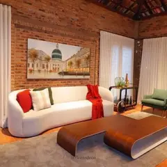 GENERICO - SOFÁ CURVO SONHO DE 3 CUERPOS